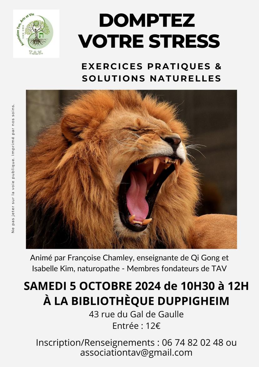 Couverture de l'article Conférence/atelier sur le stress qui est un véritable problème de santé public